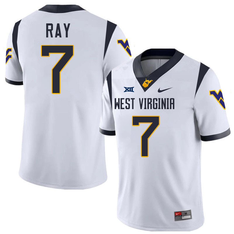 Traylon Ray WVU Jersey,West Virginia Mountaineers #7 Traylon Ray Jersey Youth College-White